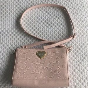 Betsy Johnson crossbody purse with adjustable strap